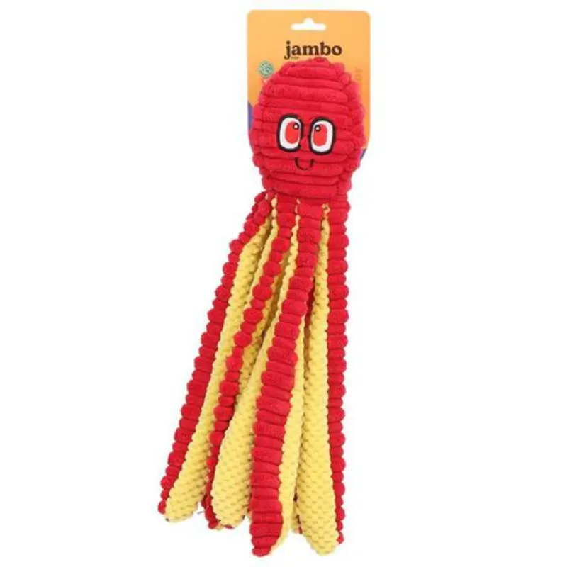 Mordedor Jambo Pelucia Polvo Ball Vermelho