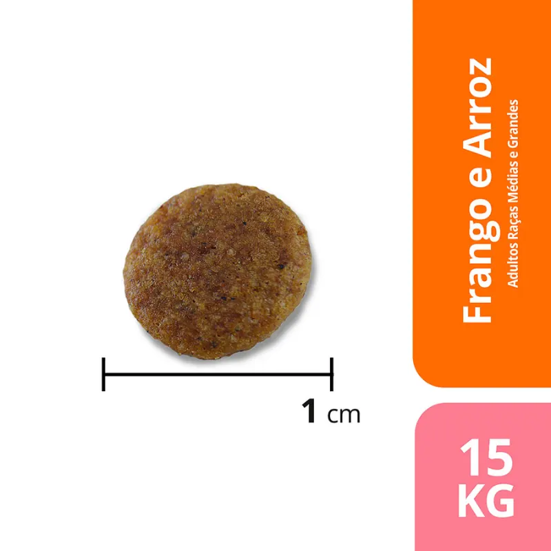 Ração Max Cães Adultos Médio e Grande Frango e Arroz 15 Kg