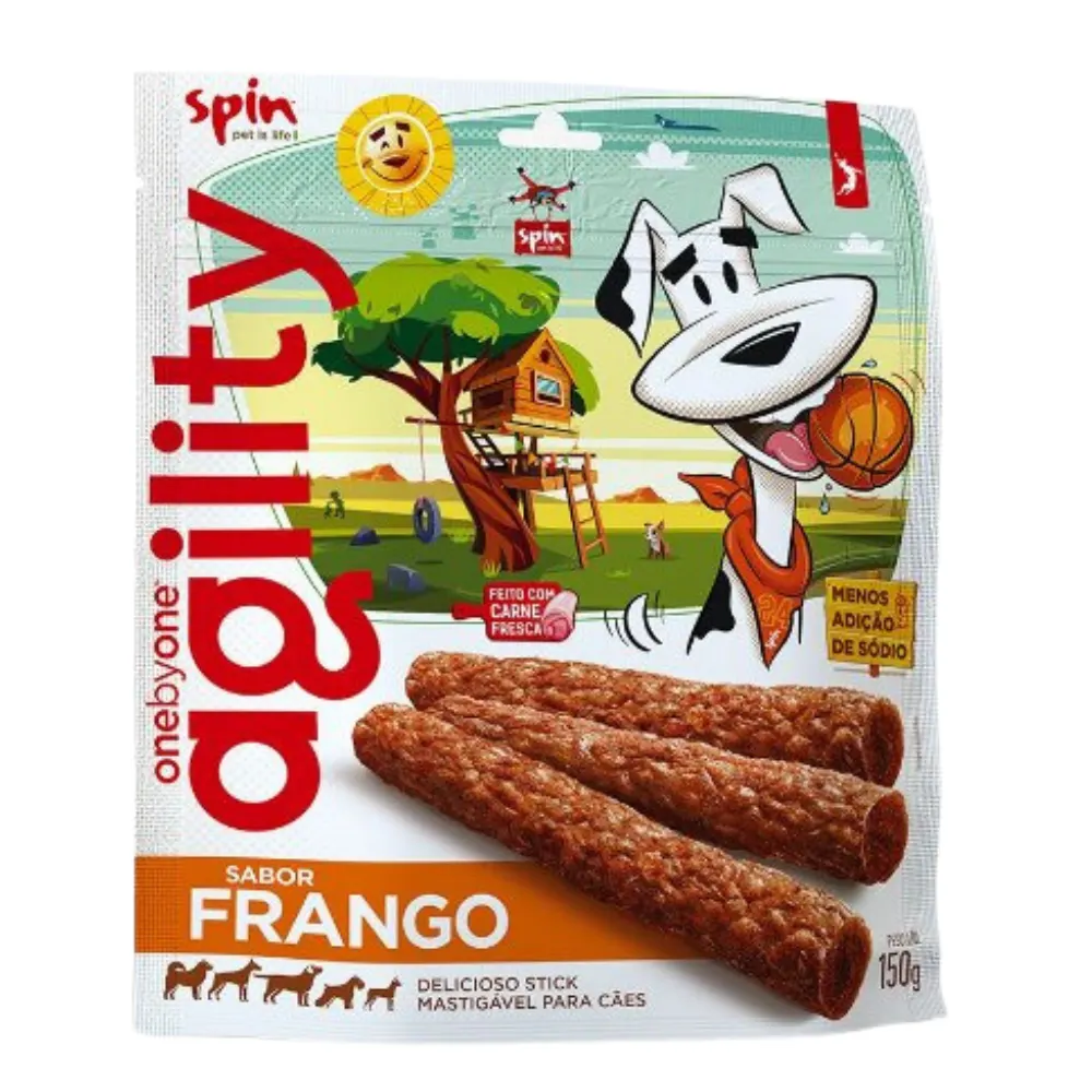 Petisco Agility Stick Cães - 150g - Frango