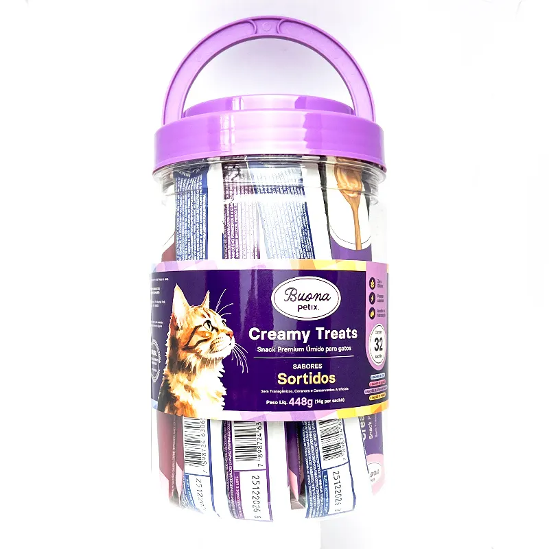 Bouna Petix Creamy Sortidos Pote com 32 Un