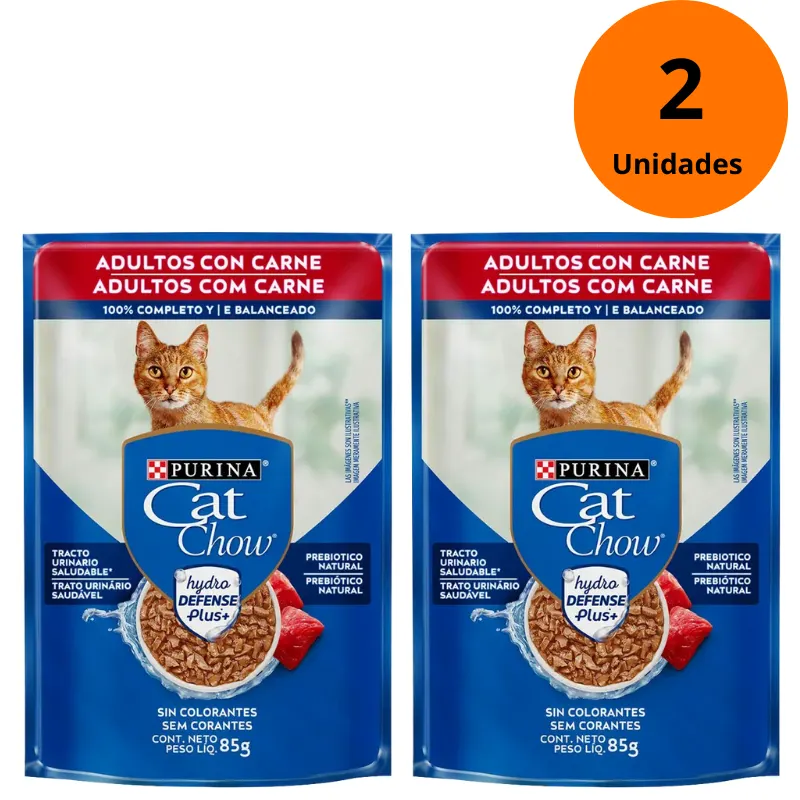 Cat Chow Sachê para Gatos Adultos 2 Unidades 170 g
