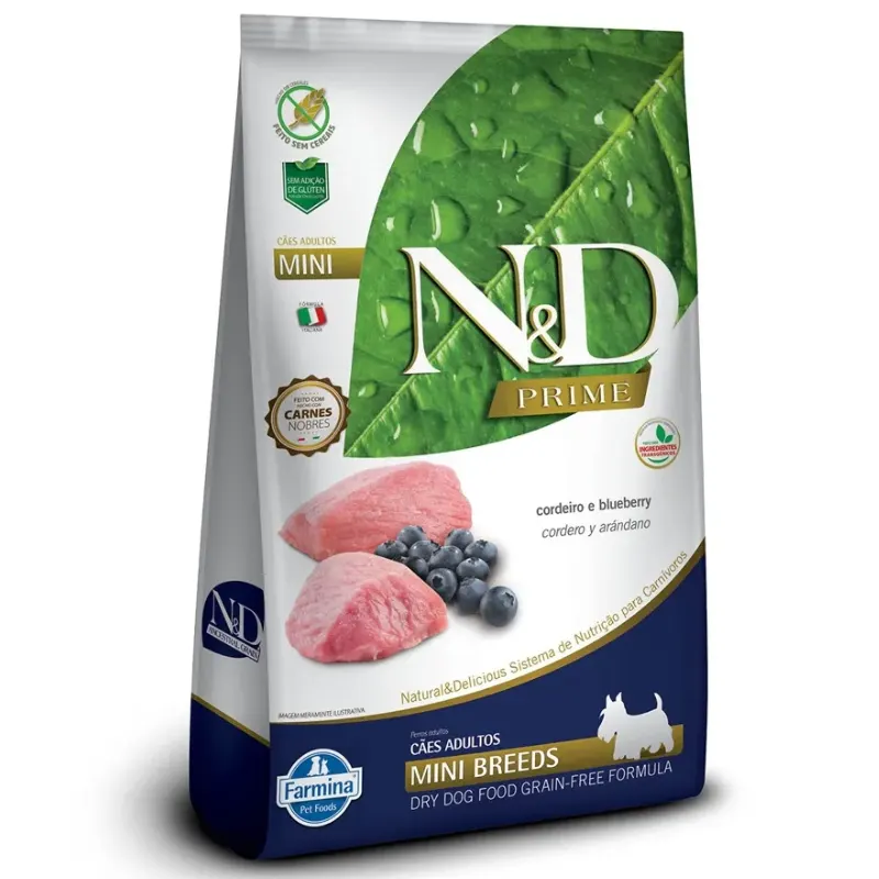 Ração N&D Prime Canine Cordeiro Adulto MIni 10,1 Kg