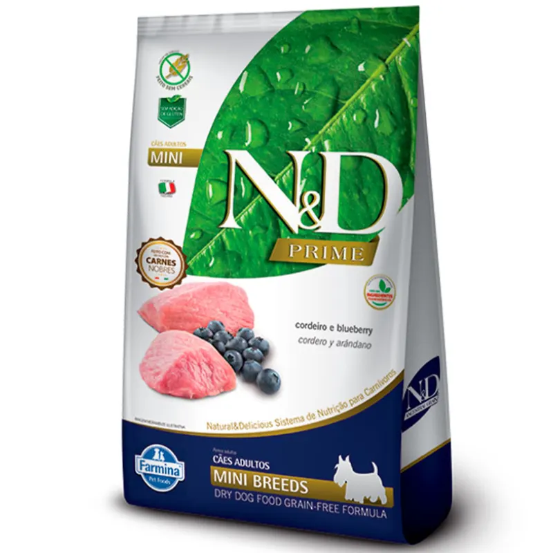 Ração N&D Prime Canine Cordeiro Adulto MIni 10,1 Kg