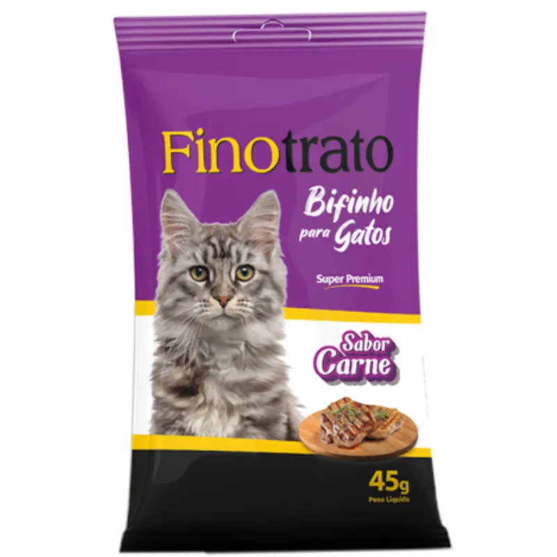 Bifinho Finotrato Carne para Gatos Adultos 45 g
