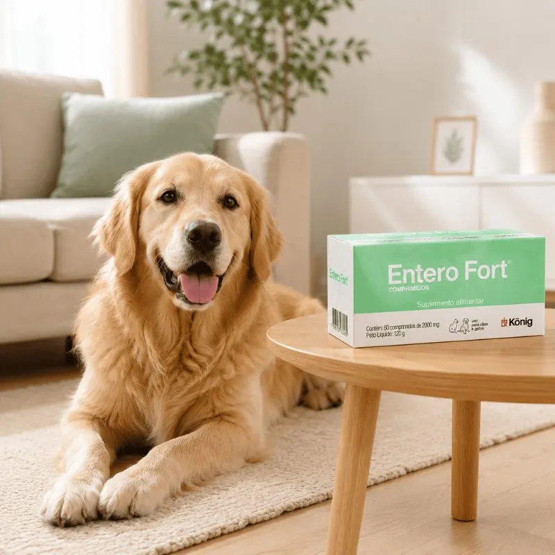 Suplemento Alimentar Entero Fort com 60 Comprimidos 2000 mg König