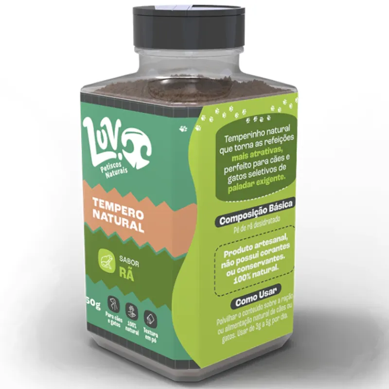 Tempero Natural de Rã 50 g Luv