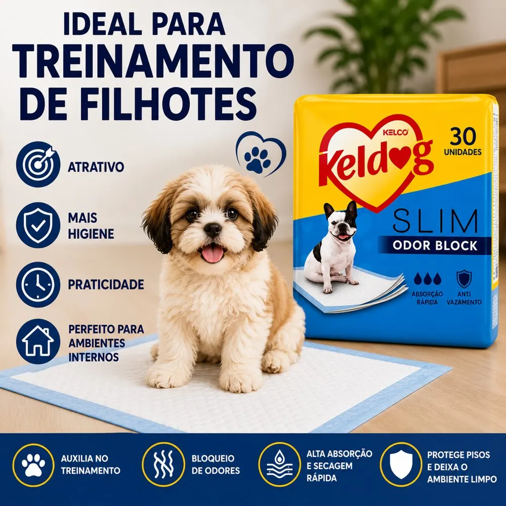 Keldog Tapete Higiênico Slim Ultra Dry Odor Block