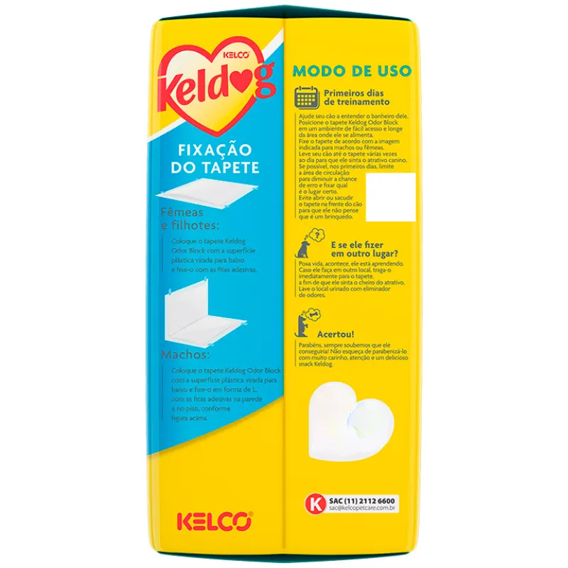 Keldog Tapete Higiênico Slim Ultra Dry Odor Block