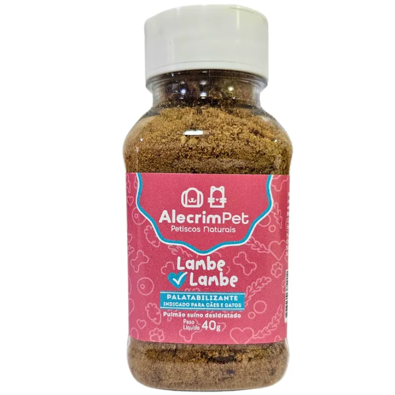 Palatabilizante Natural Lambe-Lambe Suíno Alecrim Pet 40 g