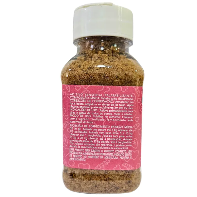 Palatabilizante Natural Lambe-Lambe Suíno Alecrim Pet 40 g