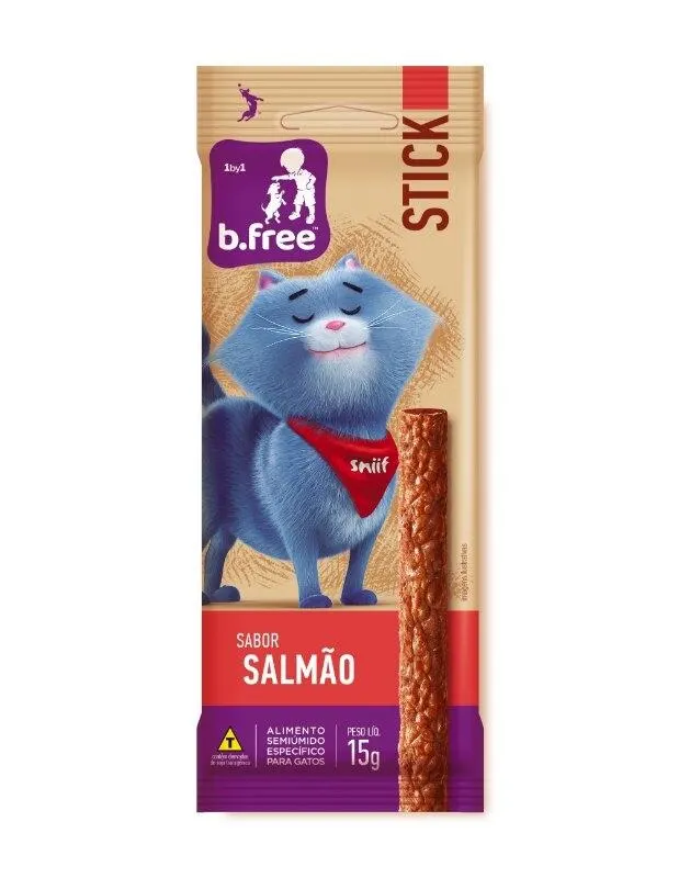 Stick B.FREE SpinPet Gatos Salmão 15g