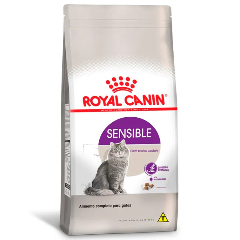 Ração Royal Canin Sensible para Gatos Adultos