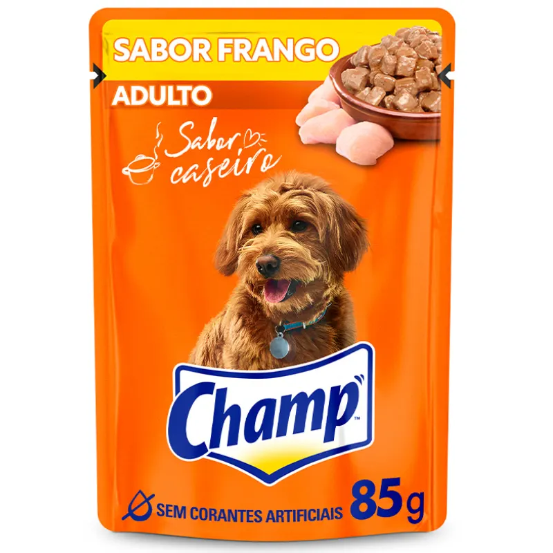 Sache Champ Sabor Frango para Cães Adultos 85 g