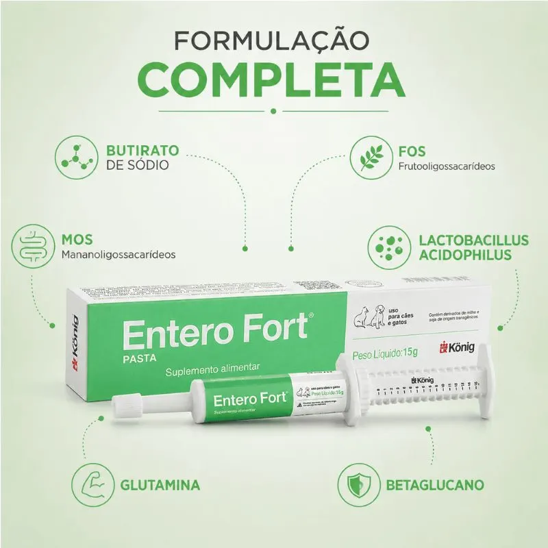 Suplemento Alimentar Entero Fort Pasta 15 g König