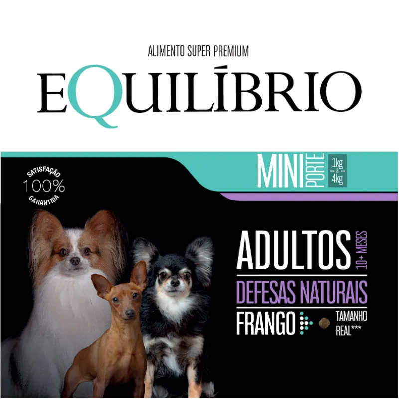 Ração Equilíbrio para Cães Adultos de Pequeno Porte Sabor Frango 2,5 Kg