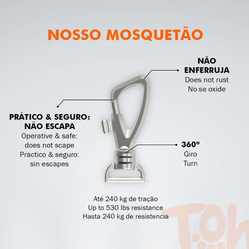 Guia Toh Corda 5 M Preto