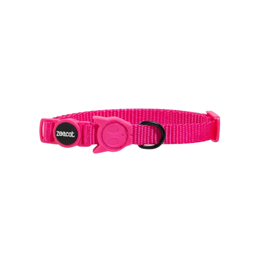 Coleira ZeeDog Para Gatos Pink Led