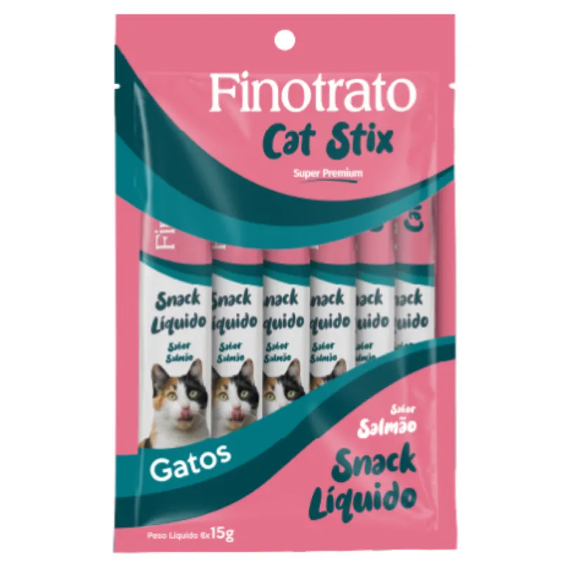 Finotrato Cat Stix Salmão 90 g