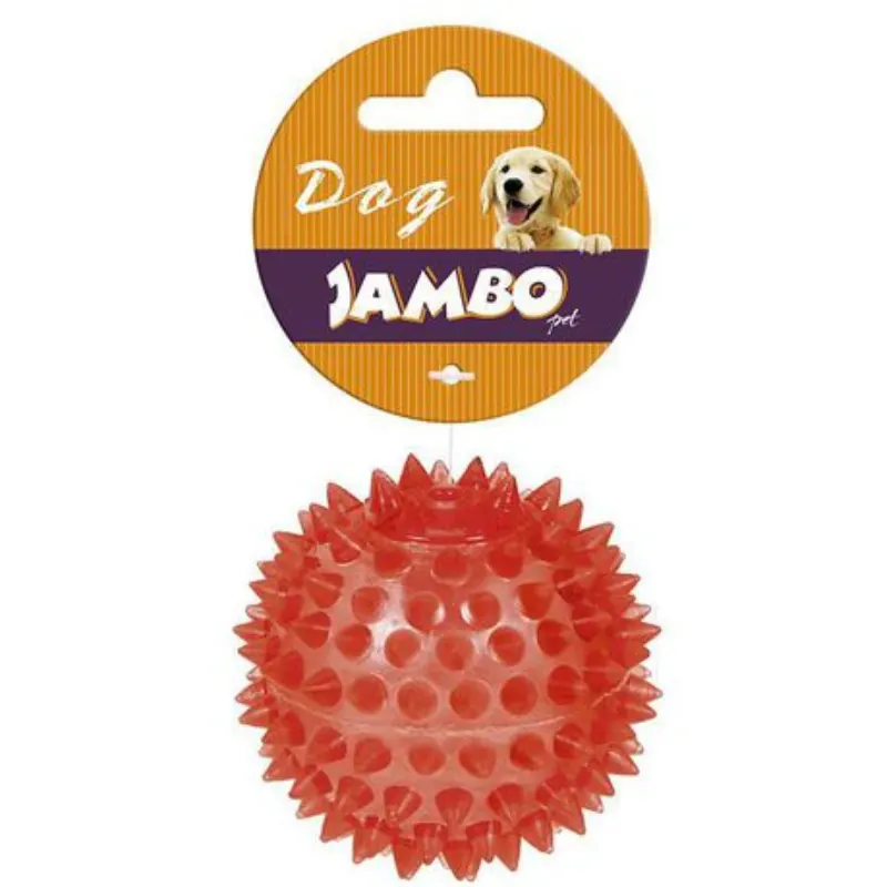 Bola Jambo Vermelha Espinho com Som