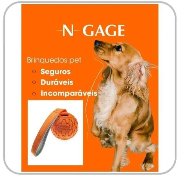 Brinquedo Bola Para Cachorro Mordedor N-gage Handler Júnior