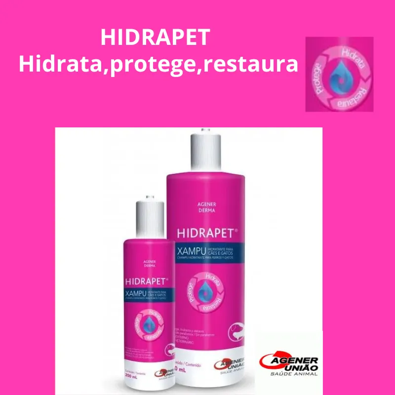 Hidrapet Shampoo para Cães e Gatos 200ml