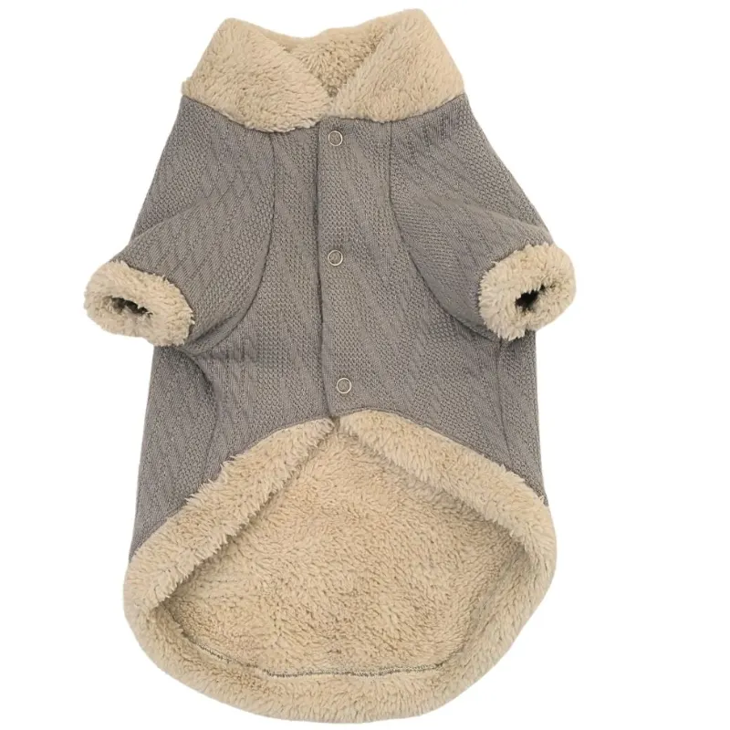 Casaco Tricot Cinza para Pets