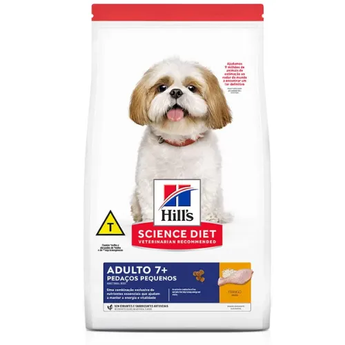 Ração Hills Cães Adultos 7+ Pedaços Pequenos 6 Kg