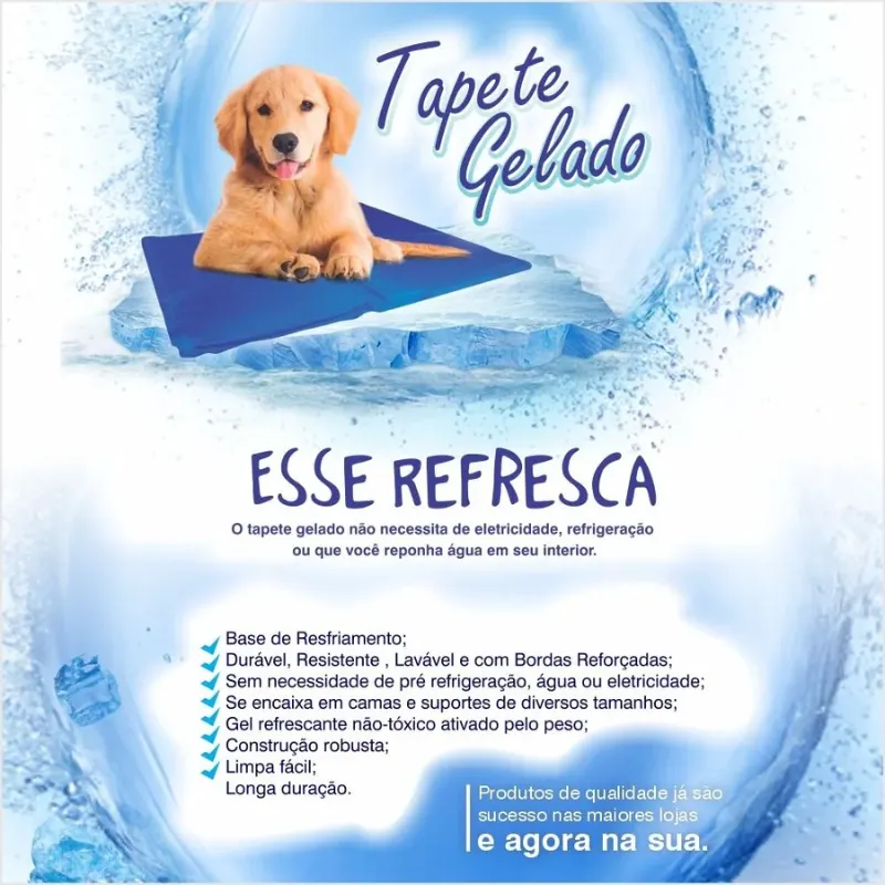 Tapete Gelado Azul - BBB Pet