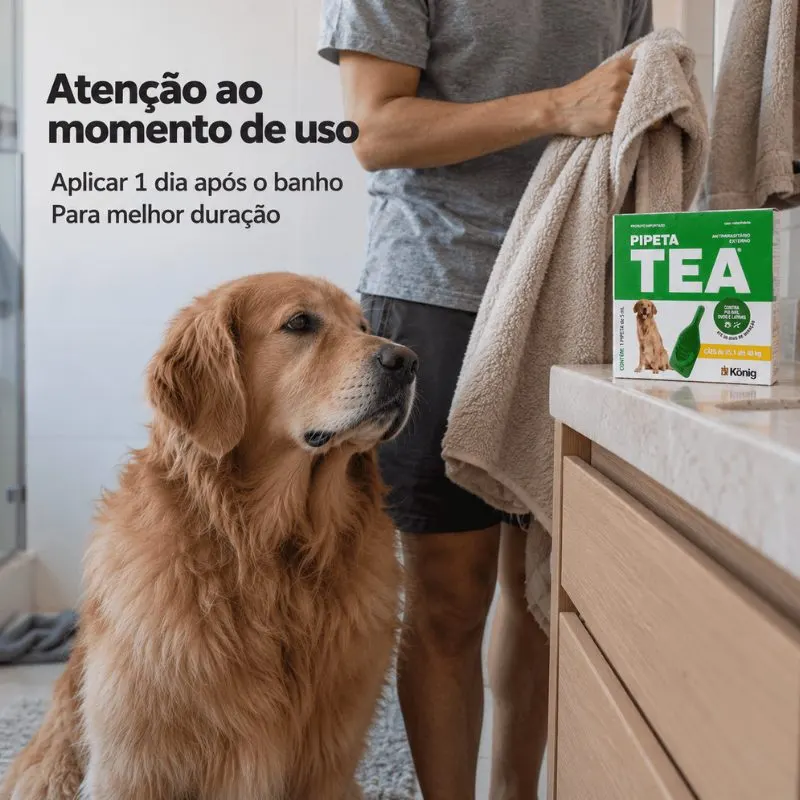 Pipeta Tea para Cães de 25,1 Kg até 40 Kg König