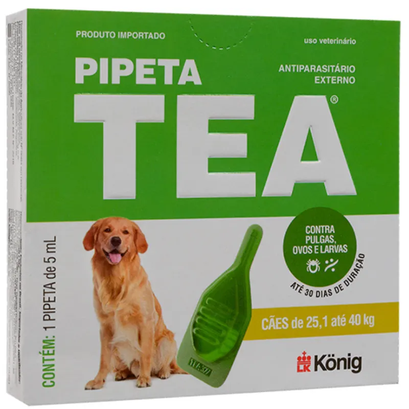 Pipeta Tea para Cães de 25,1 Kg até 40 Kg König