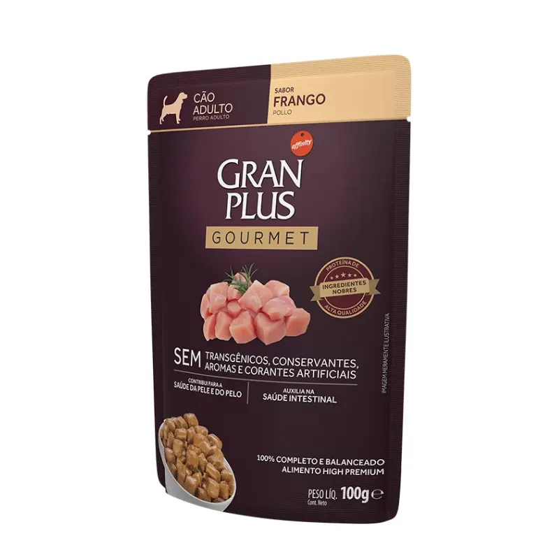 GranPlus Gourmet Sachê Cães Adultos Frango 100 g