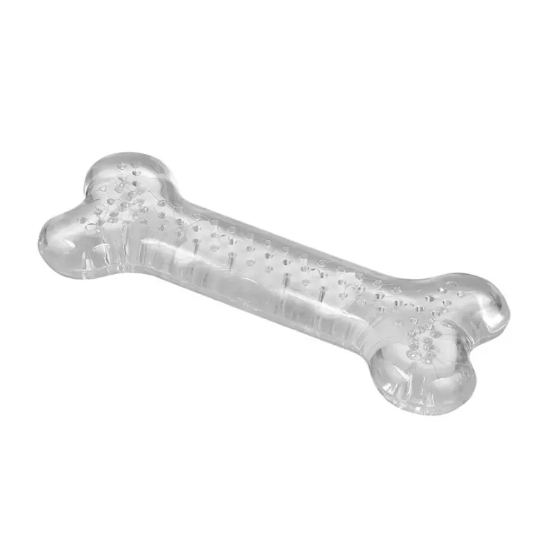 Mordedor Osso Pequeno JamboPet de Silicone sabor Leite