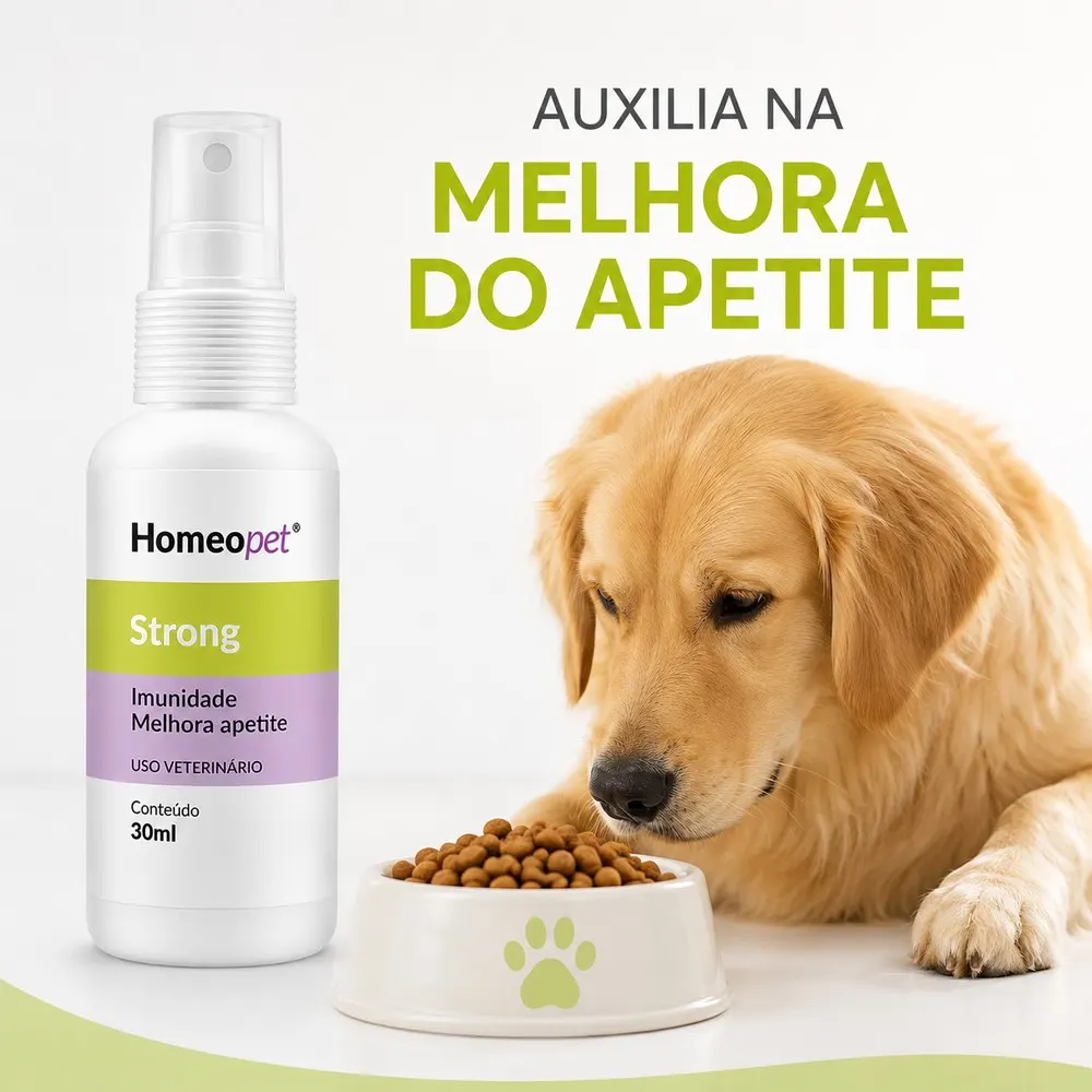 Homeopet Strong Sistema de Terapia para Cães e Gatos 30ml