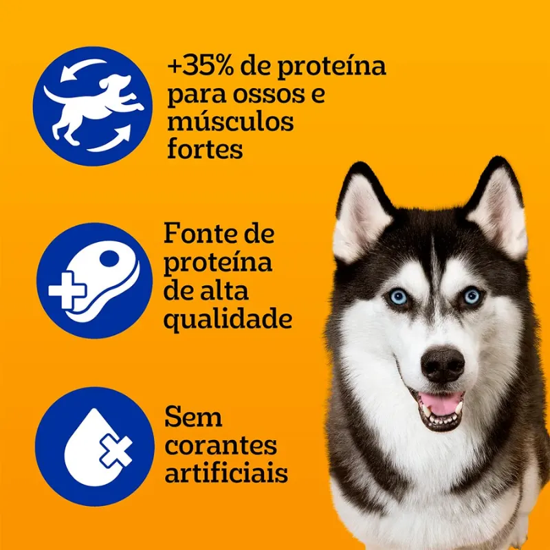 Sache Pedigree Cães Adultos High Protein Porco 85 g
