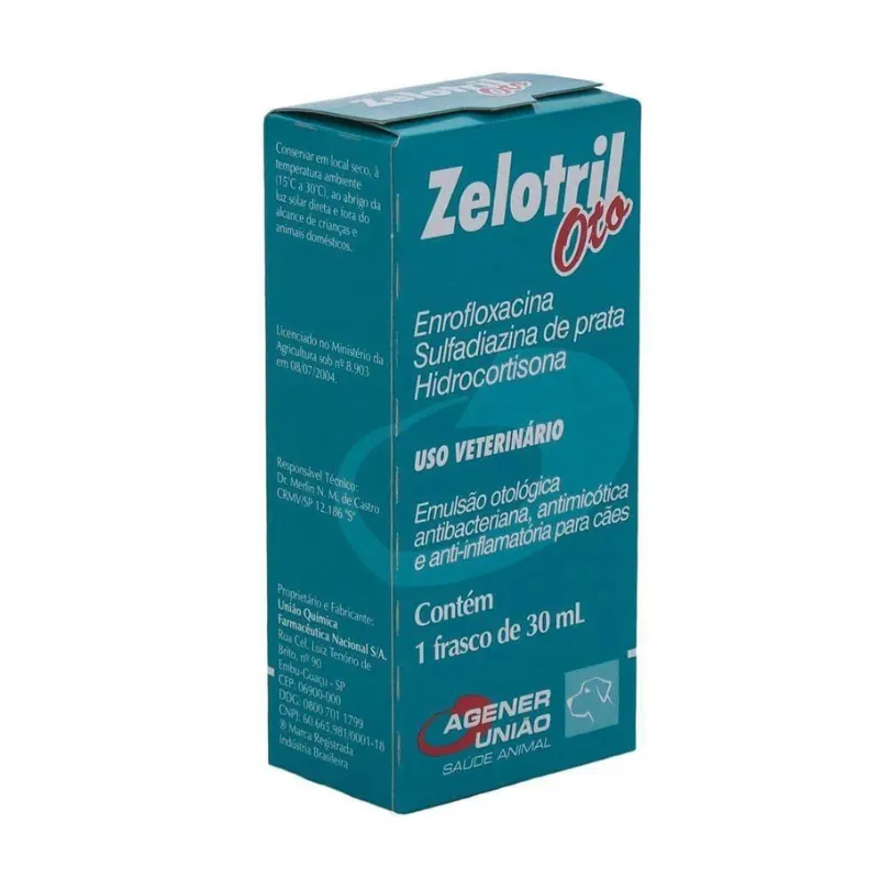 Zelotril Oto Agener União Frasco 30ml