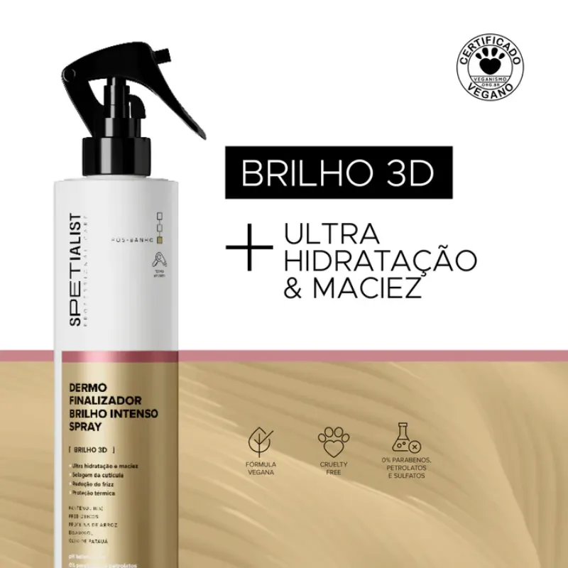 Spetialist Dermo Finalizador Brilho Intenso Spray 500 ml
