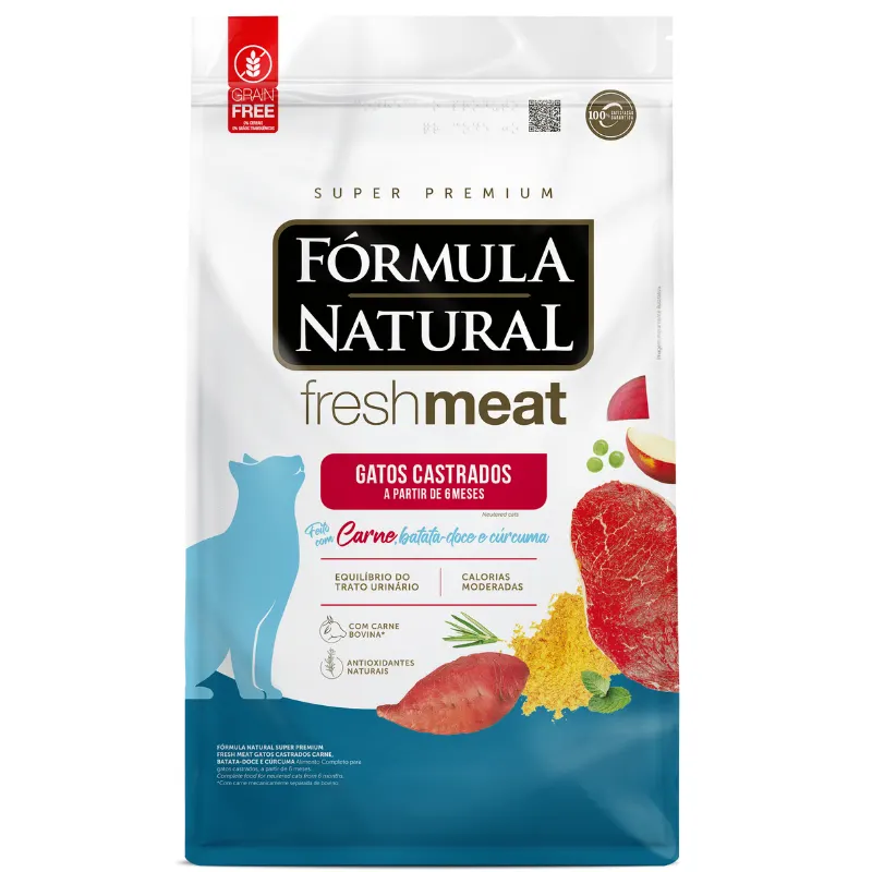 Formula Natural Fresh meat Gato Castrado Sabor Carne 10,1 Kg