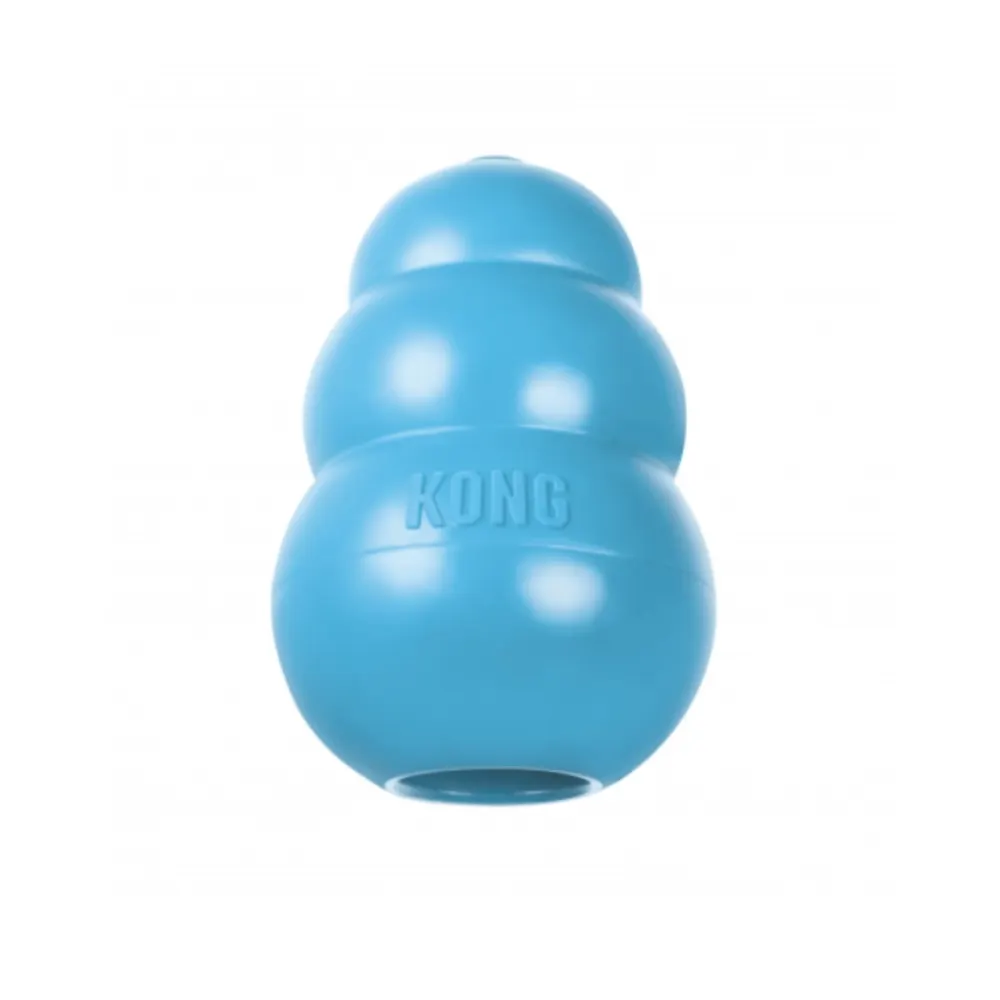 Brinquedo Interativo KONG Puppy com Dispenser  Filhotes Rosa- Médio