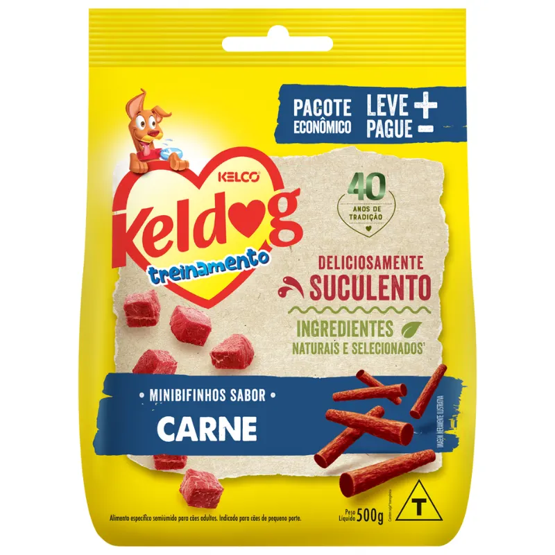 Bifinho Keldog para Cães Evol Criadores Mini Carne 500 g