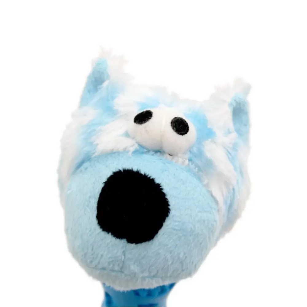 Pelúcia Soft Cachorro Salsicha Azul Para Cães Hercules