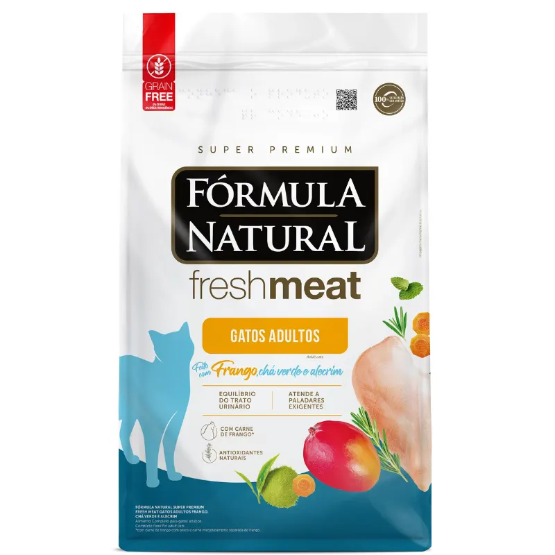Ração Formula Natural Fresh Meat Gatos Adultos Frango 7 Kg