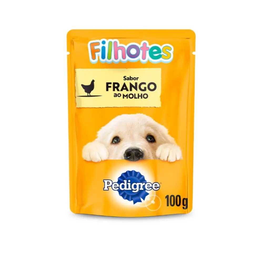 Pedigree Sachê Frango ao Molho para Cães Filhotes 100 g