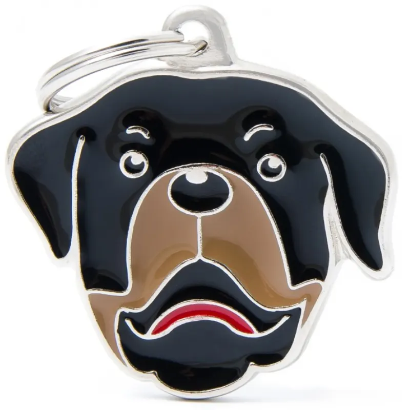 Medalha de Identificação My Family Rottweiler
