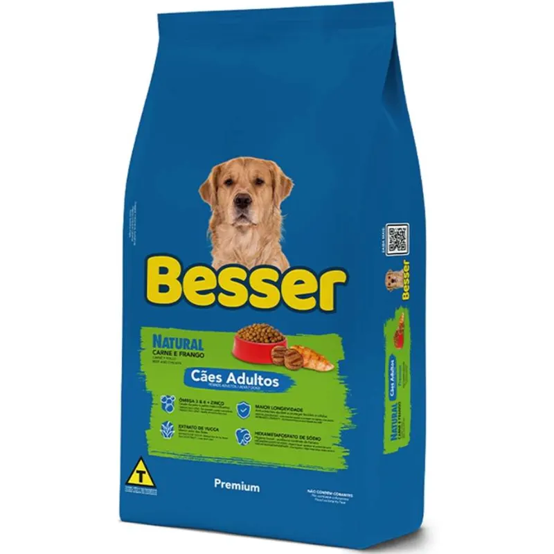 Ração Besser Natural para Cães Adultos