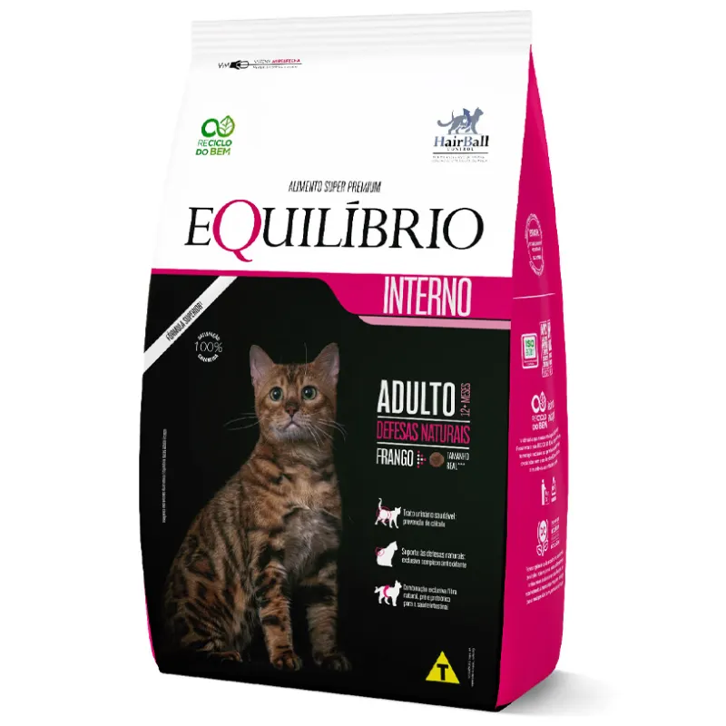 Ração Equilíbrio para Gatos Adultos Sabor Frango 1,5 kg