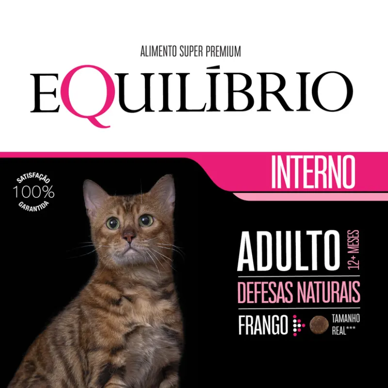 Ração Equilíbrio para Gatos Adultos Sabor Frango 1,5 kg