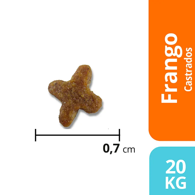 Ração Max para Gatos Adultos Castrados Frango 20 Kg