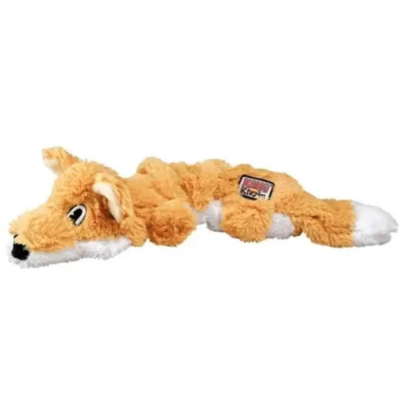 Brinquedo Kong Scrunch Knots Fox Médio Grande