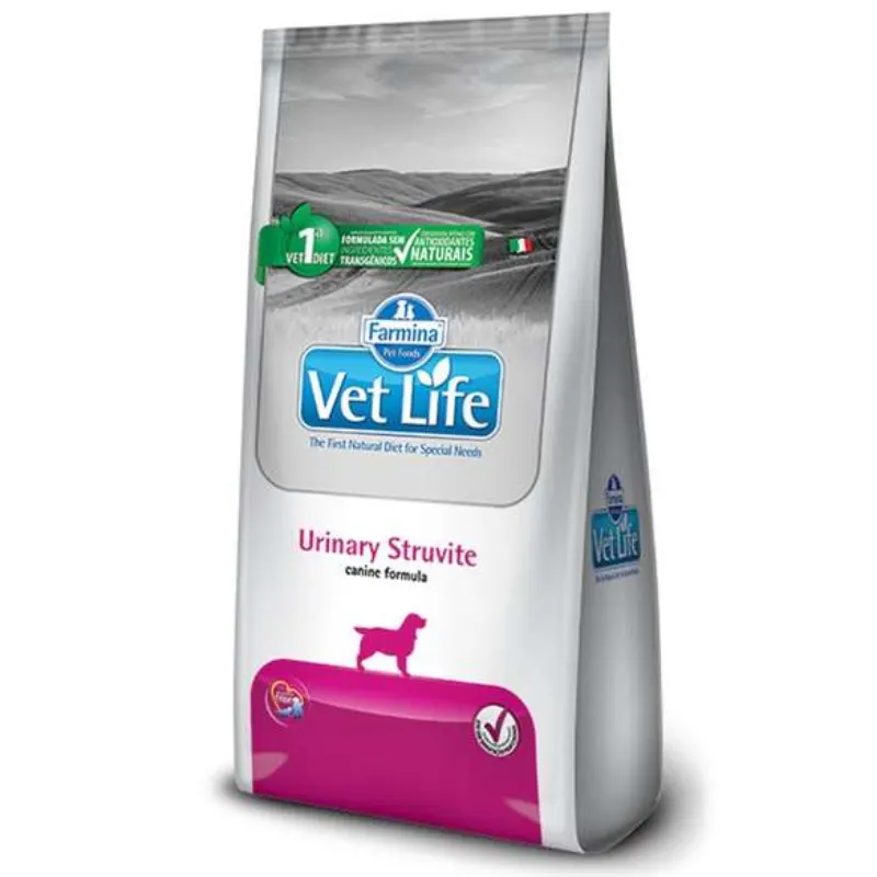 Ração Vet Life Cães Struvite 2 Kg