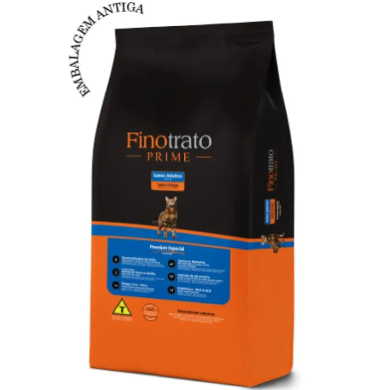 Ração Finotrato Prime para Gatos Adultos Frangos 3 Kg